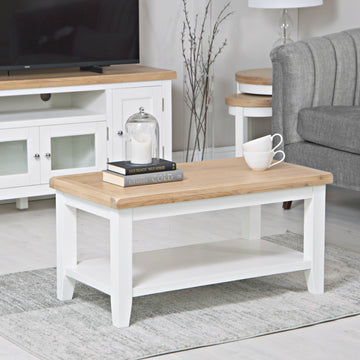 Nova Small Coffee Table White