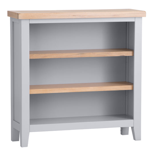 Nova Small Wide Bookcase Grey