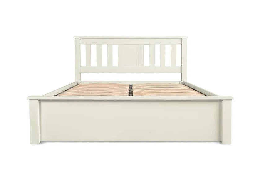 Elegant Wimmerton Storage Bed Frame Soft White - Blythe Living