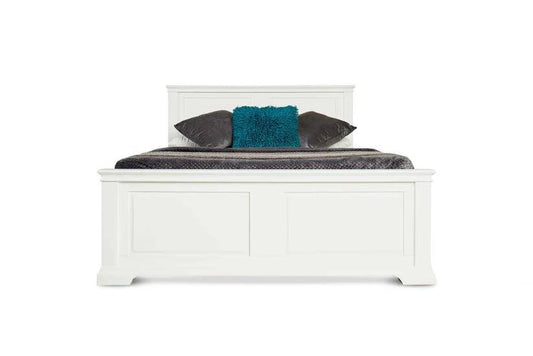 Elegant Winchester Bed Frame Soft White - Blythe Living