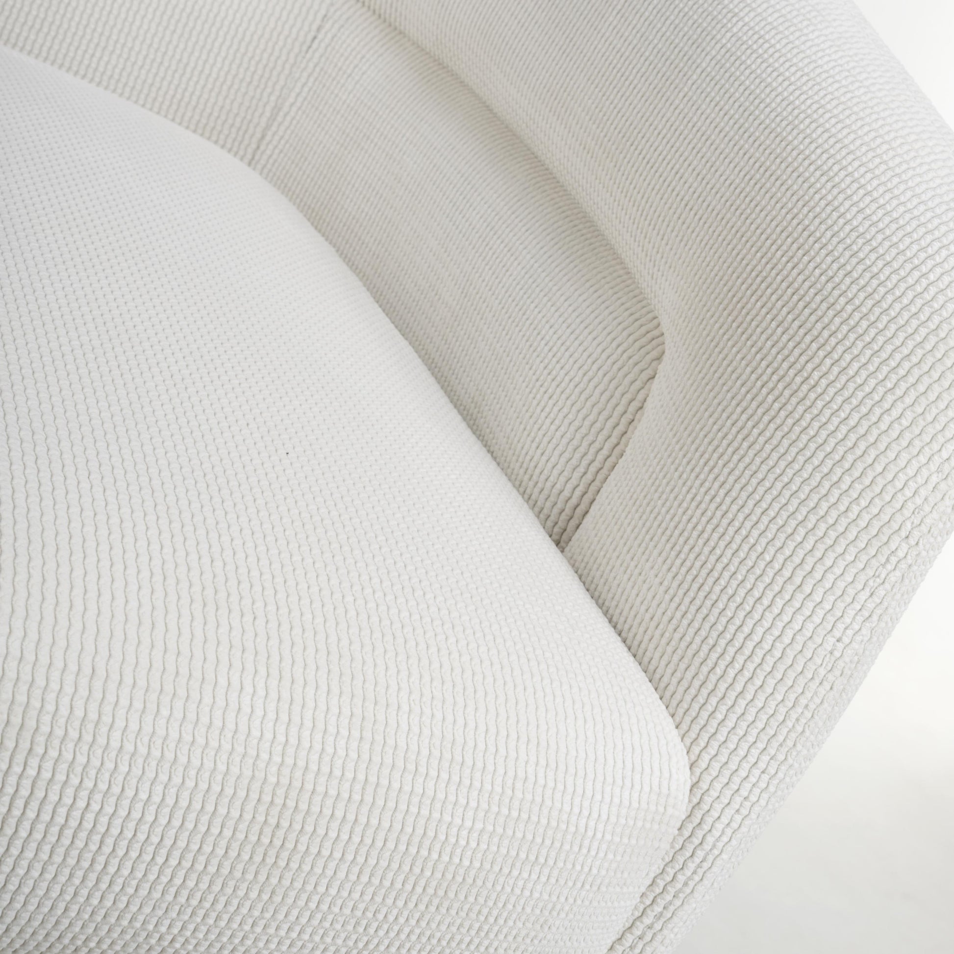 Explore Artemis Corduroy White Swivel Chair for modern interiors