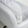 Explore Cassidy Corduroy White Swivel Chair for modern interiors