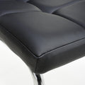 Explore Jenner Leather Effect Black Chrome Dining Chair for modern dining rooms