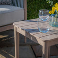 Explore Maze Havana rope weave armchairs and coffee table set
