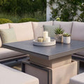 Explore Outdoor Fabric Pulse Square Corner Dining Set for contemporary outdoor living