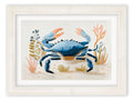 Explore Shoreline Lobster Crab cream framed print ready to hang UK
