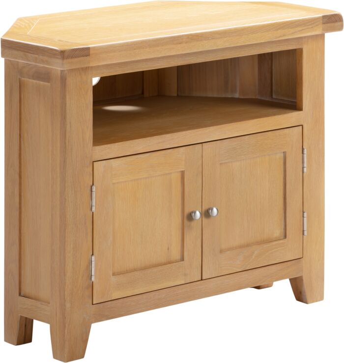 Explore Windsor Natural Oak Corner TV Unit