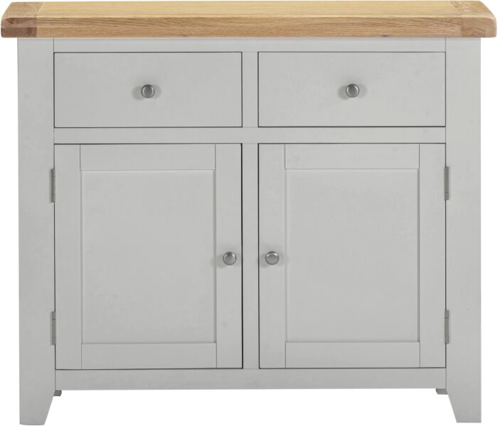 Explore Windsor Pebble Grey Oak 2 Door Sideboard