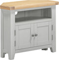Explore Windsor Pebble Grey Oak Corner TV Unit