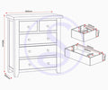 Explore Windsor pebble grey oak chest of drawers Blythe Living UK
