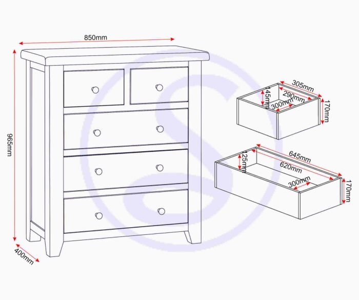 Explore Windsor pebble grey oak chest of drawers Blythe Living UK
