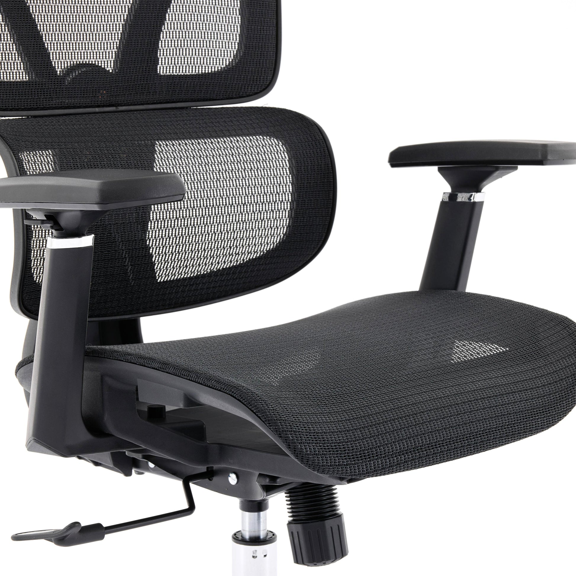 Explore breathable black mesh office chair