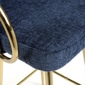 Explore contemporary blue bar stool