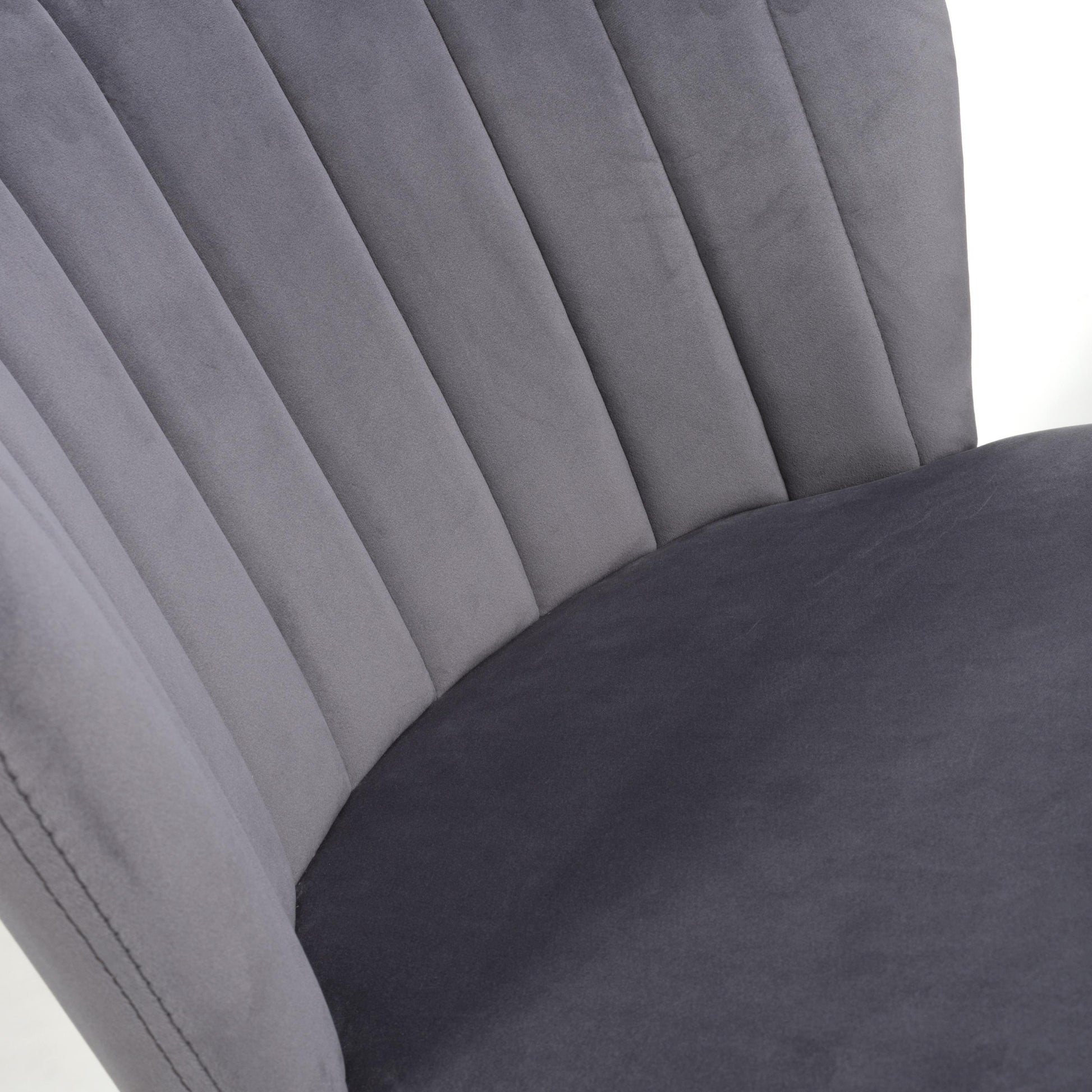 Explore contemporary grey velvet bar stool