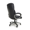 Explore executive black leather office chair