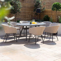 Explore premium 6 seat oval garden dining furniture today