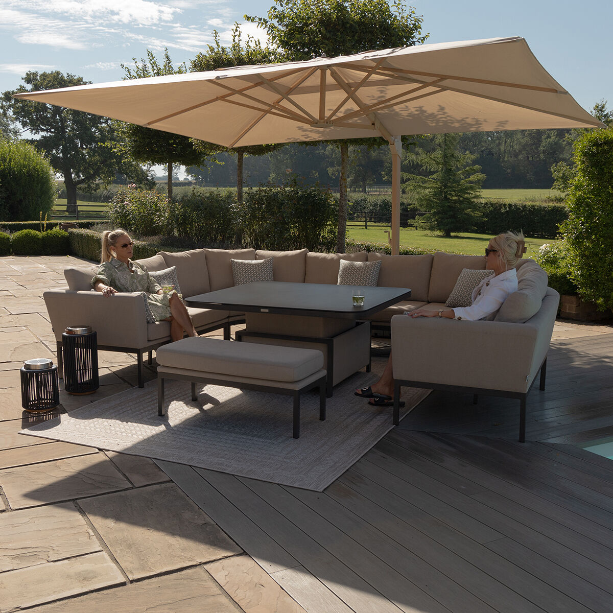 Explore premium Oatmeal outdoor dining furniture today