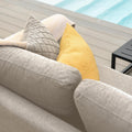 Explore premium outdoor lounge furniture with ceramic glass table