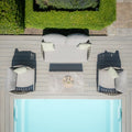Explore premium rope weave lounge furniture with ceramic table