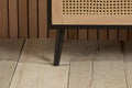Explore the Croxley 7 Drawer Rattan Chest Black for bedrooms
