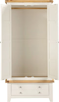 Explore the Windsor wardrobe with full-height hanging space