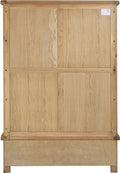 Explore three door wardrobe with internal shelving