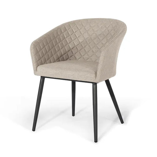 Maze - Outdoor Fabric Ambition 2 Seat Bistro Set - Oatmeal - Blythe Living