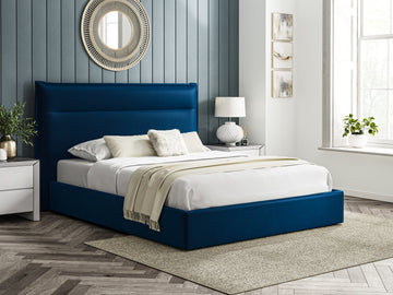 Essentials Royal Blue Ottoman Bed