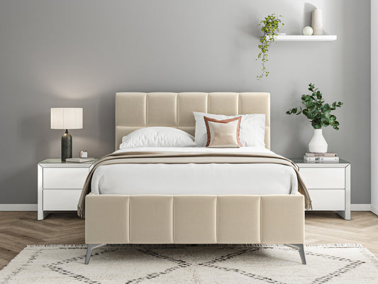 Essentials Beige Bedframe