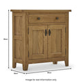 Find Burford Compact Oak Sideboard with 1 Drawer and 2 Doors - Premium Quality