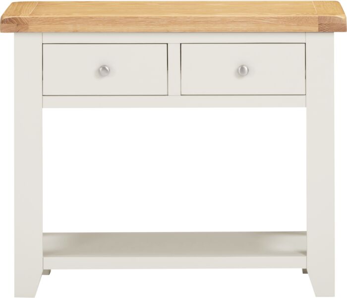 Find Windsor Ivory Oak Storage Table