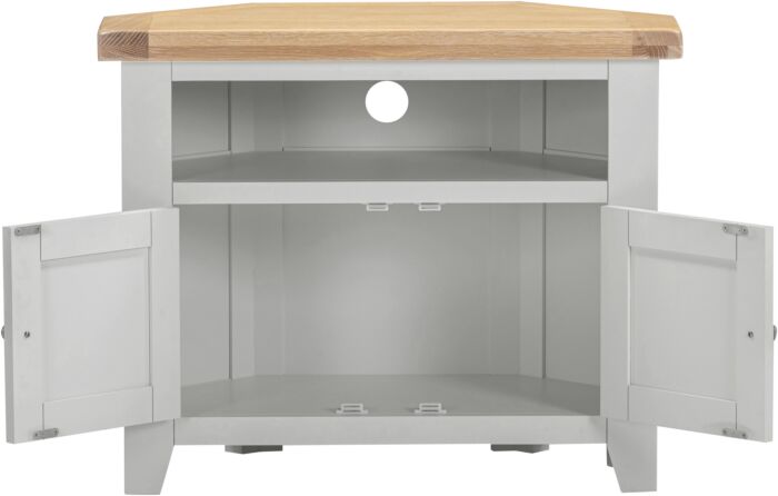 Find Windsor Oak Corner Entertainment Unit