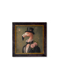Baron Von Blush - Gentleman Flamingo Oxford Square Frame - Blythe Living