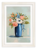 The Pastel Bouquet Duo - Cream Hurstwood Frame - Blythe Living