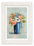 The Pastel Bouquet Duo - Cream Hurstwood Frame - Blythe Living