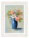 The Pastel Bouquet Duo - Cream Hurstwood Frame - Blythe Living