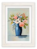 The Pastel Bouquet Duo - Cream Hurstwood Frame - Blythe Living