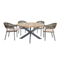 For sale Bali rope weave 4 seat round dining set
