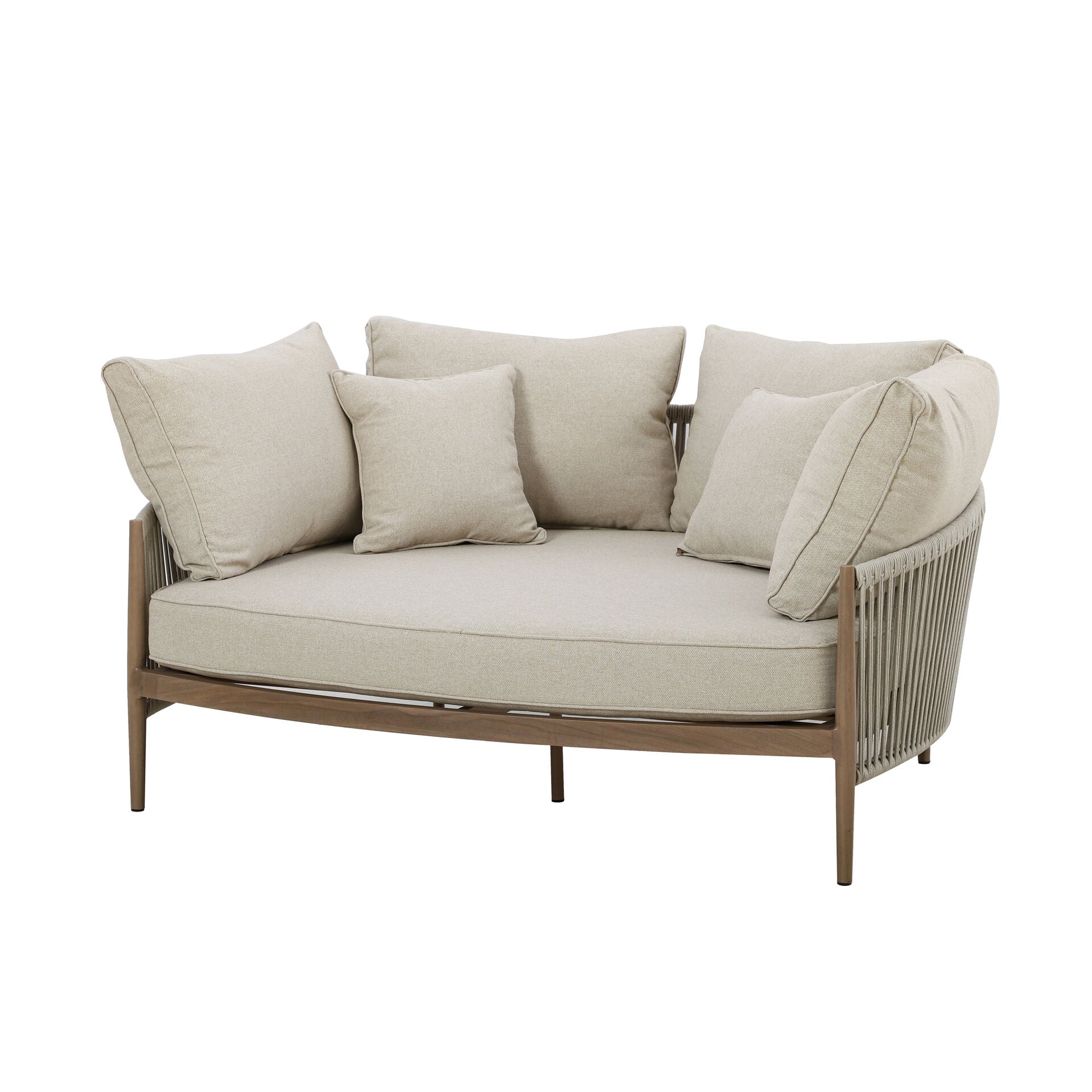 For sale Maze Havana Daybed heat transfer wood effect aluminium frame
