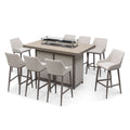 For sale Maze Regal 8 Seat Bar Set with ceramic glass fire pit
