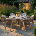 Free UK delivery on Antigua 6 seat round dining set
