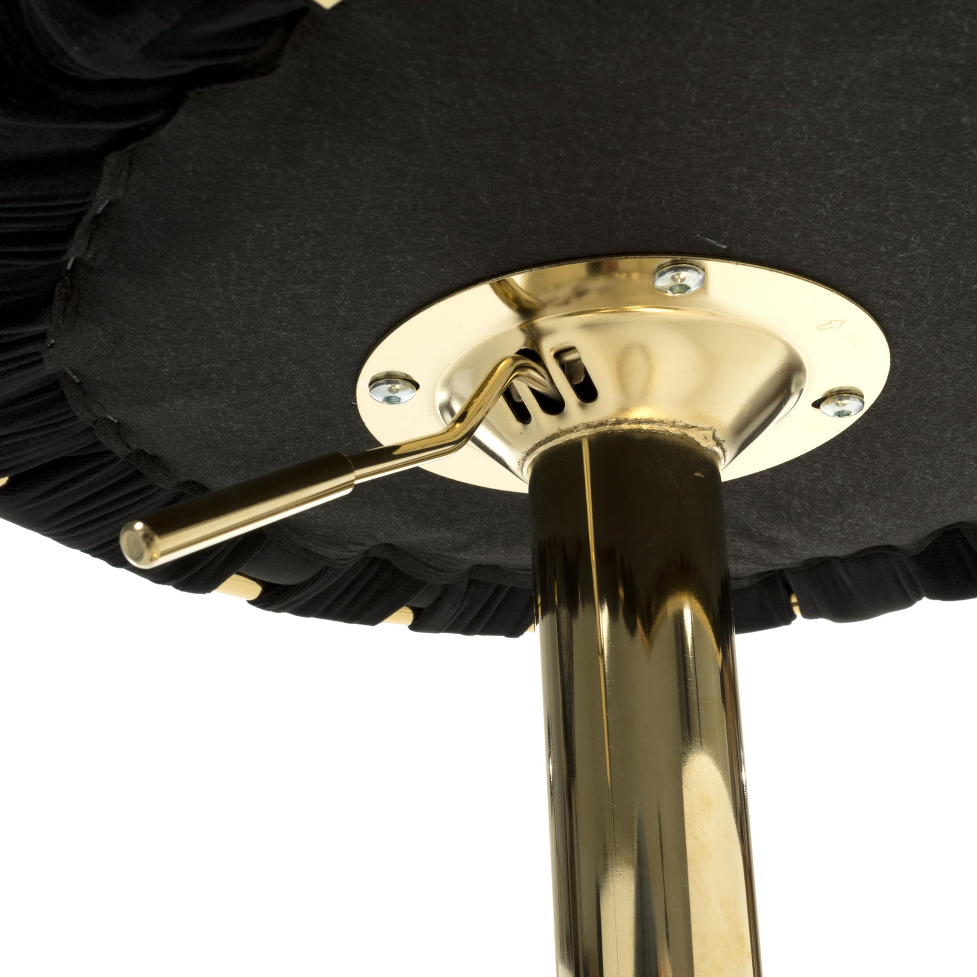 Free UK delivery on Bellaire Brushed Velvet Black Bar Stool