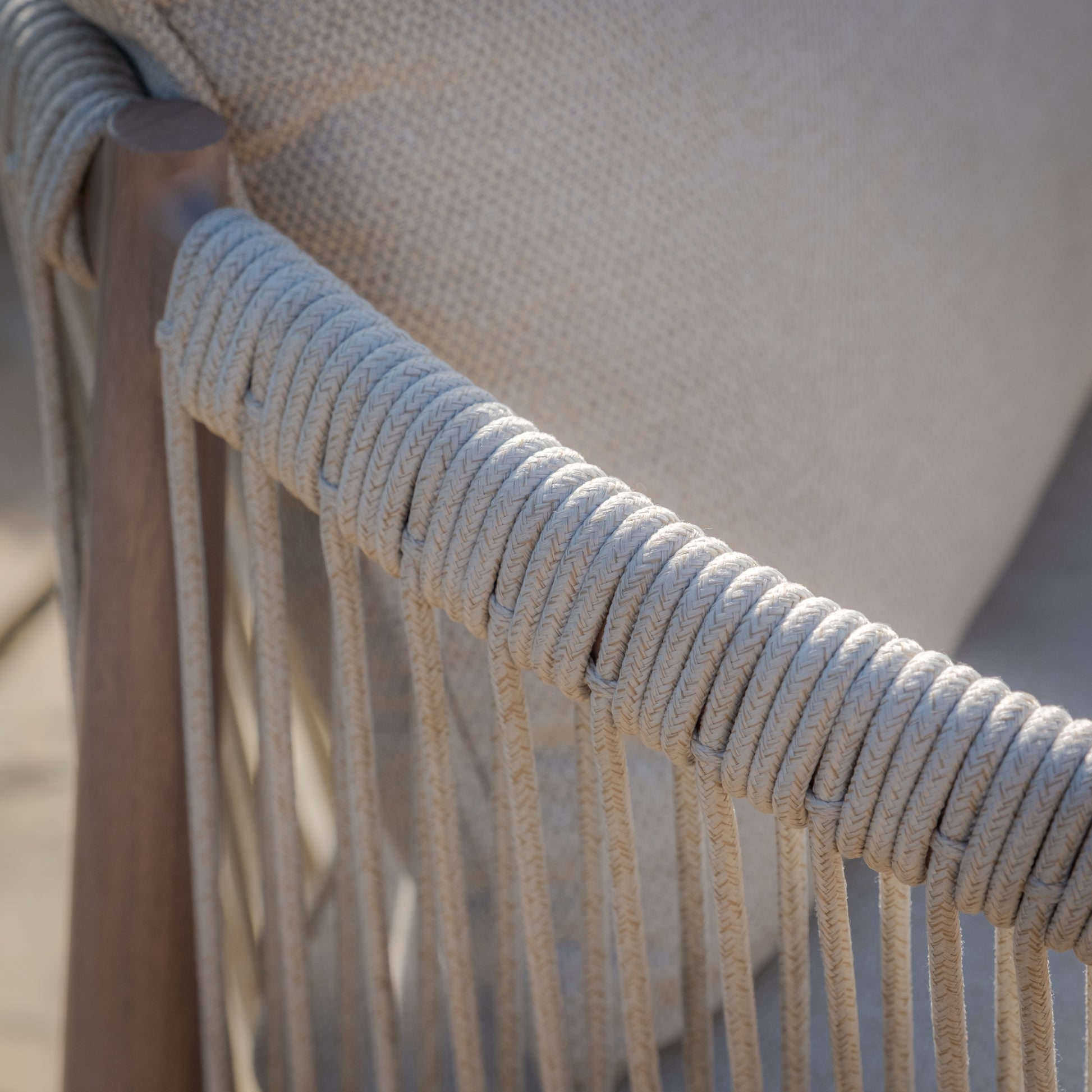 Free UK delivery on Havana rope weave 4 seat square dining set
