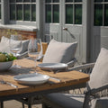 Free UK delivery on Jakarta oval 8 seat dining set
