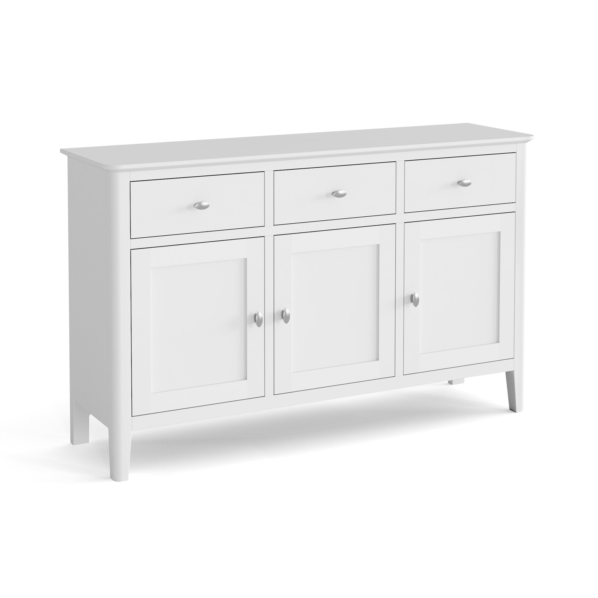 Hampstead White 3 Door Sideboard