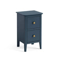 Harrogate Blue Narrow Bedside Table - Blythe Living