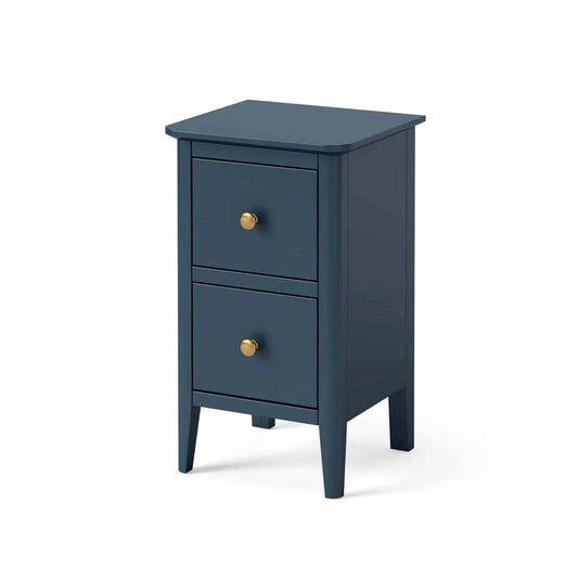 Harrogate Blue Narrow Bedside Table - Blythe Living