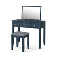 Harrogate Blue Dressing Table Set - Blythe Living