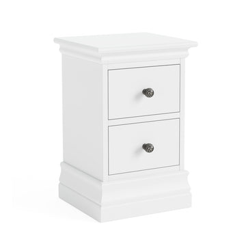 Bordeaux Narrow Bedside White