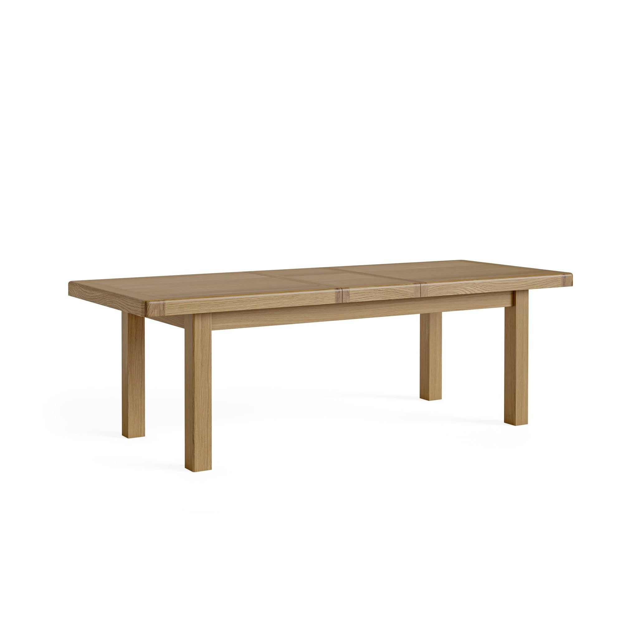 Normandy Oak Large Extending Dining Table - Blythe Living